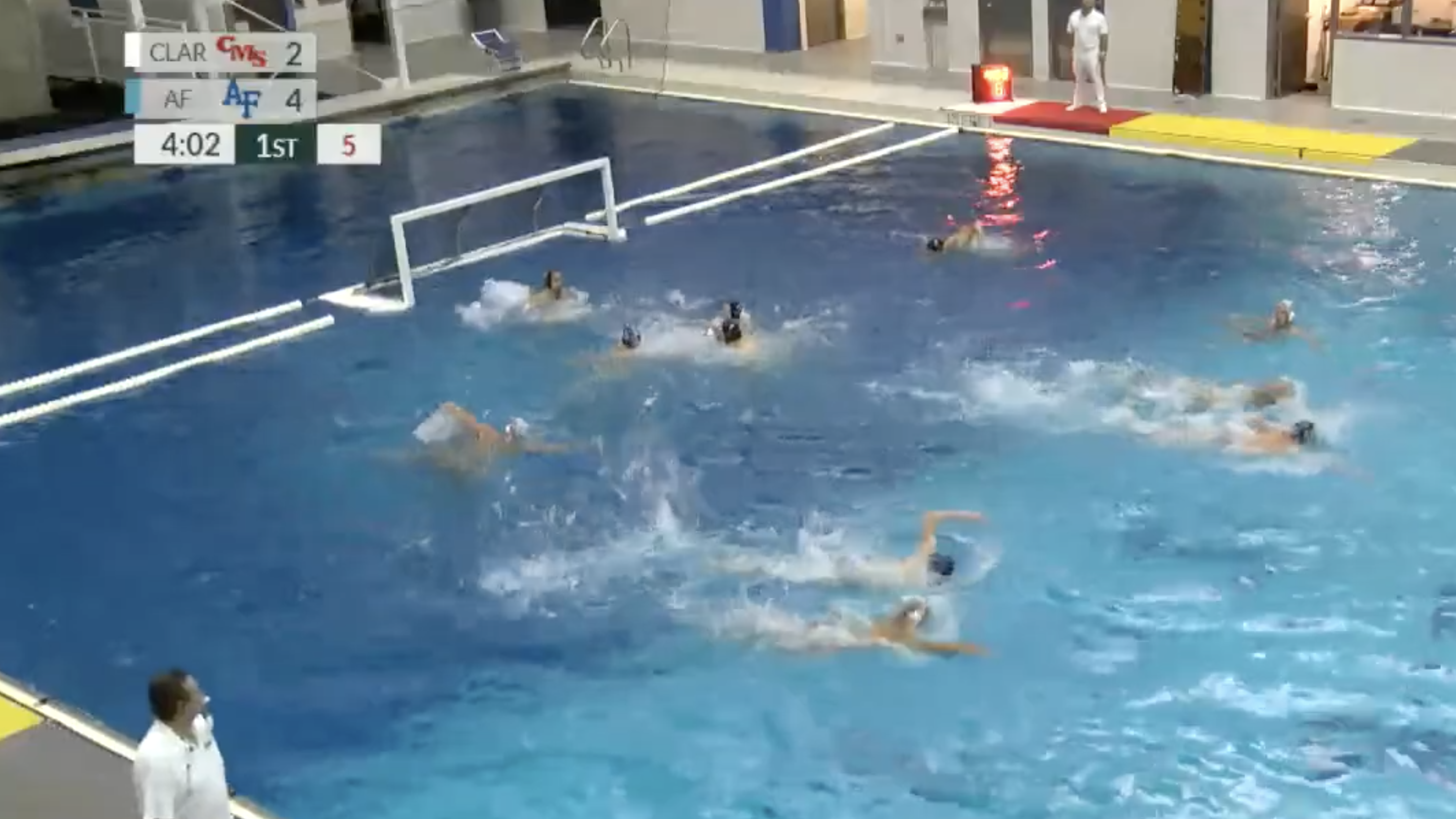 Water polo live game state graphic